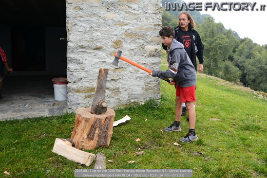 2015-09-11 Alp de Volt 0238 Ritiro Hockey Milano Rossoblu U12 - Alessia Labruna